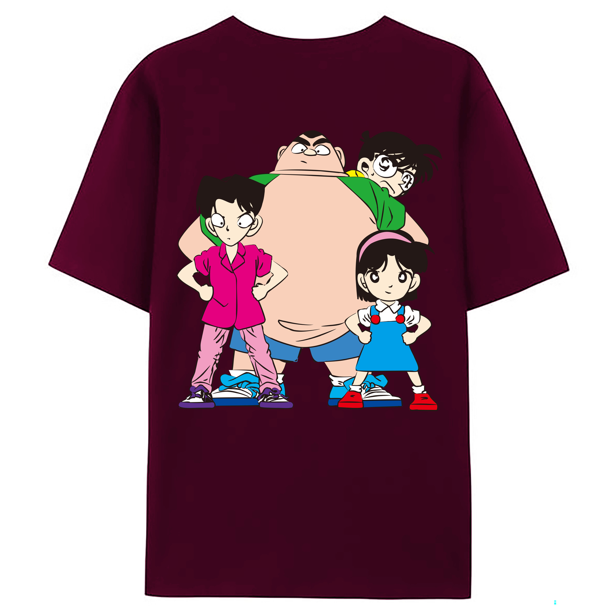 （画像用） 名探偵コナン Detective Conan レディース半袖Tシャツ(バックプリント)